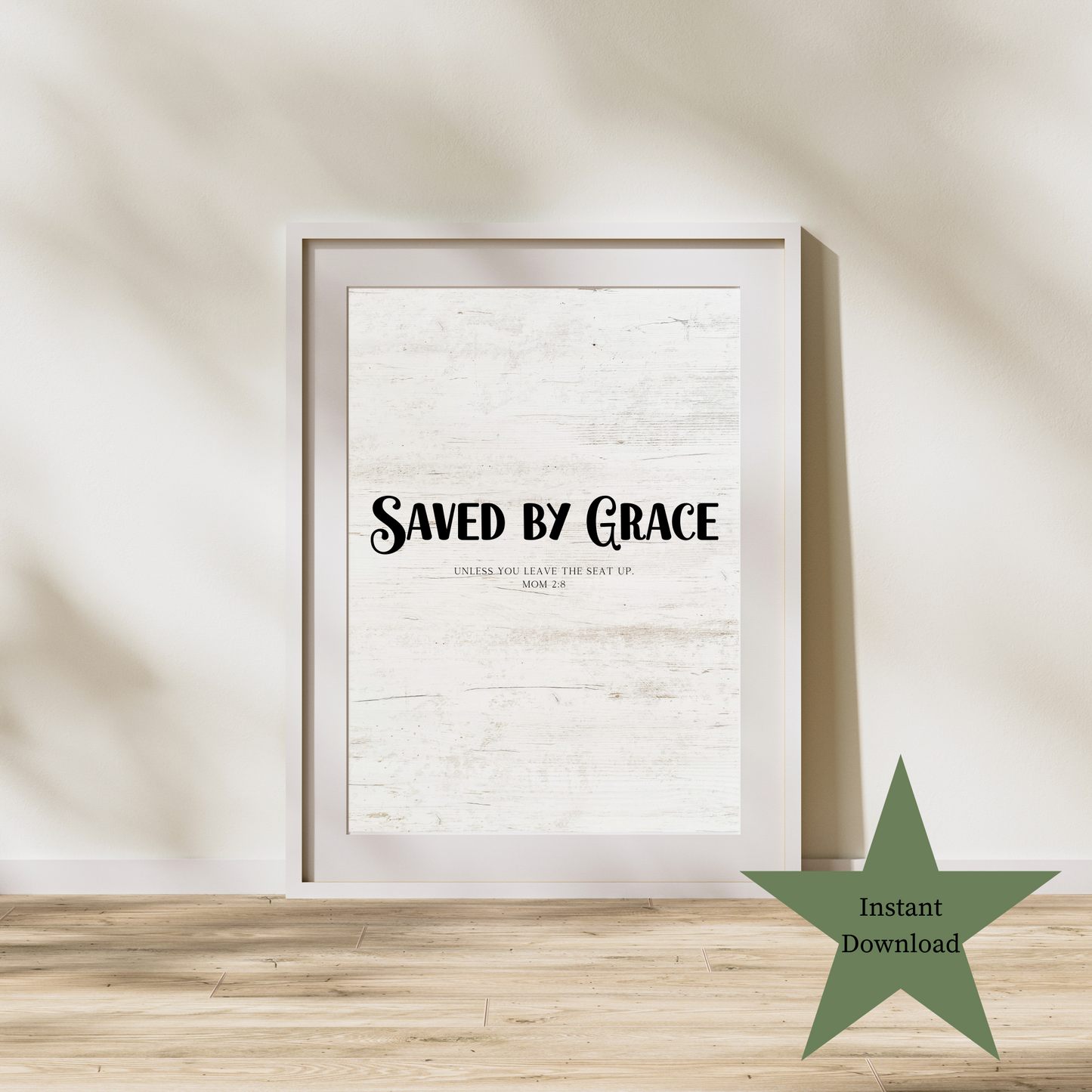 Saved by Grace Sign